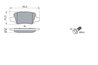 Set placute frana BOSCH 0 986 494 023