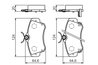 Set placute frana BOSCH 0 986 494 029