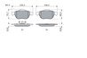 Set placute frana BOSCH 0 986 494 033