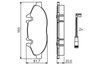Set placute frana BOSCH 0 986 494 081