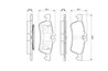 Set placute frana BOSCH 0 986 494 130