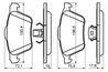 Set placute frana BOSCH 0 986 494 158