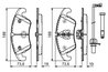 SET PLACUTE FRANA BOSCH 0 986 494 201 - Compatibil cu AUDI