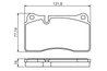 Set placute frana BOSCH 0 986 494 207