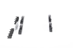 SET PLACUTE FRANA BOSCH 0 986 494 222 - Compatibil cu ABARTH, FIAT, OPEL, VAUXHALL
