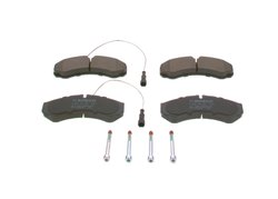 SET PLACUTE FRANA BOSCH 0 986 494 239 - Compatibil cu IVECO, NISSAN, RENAULT TRUCKS