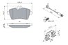 Set placute frana BOSCH 0 986 494 290