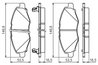 Set placute frana BOSCH 0 986 494 326