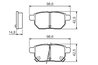 Set placute frana BOSCH 0 986 494 328