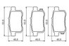 Set placute frana BOSCH 0 986 494 338