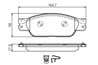 SET PLACUTE FRANA BOSCH 0 986 494 355 - Compatibil cu JAGUAR
