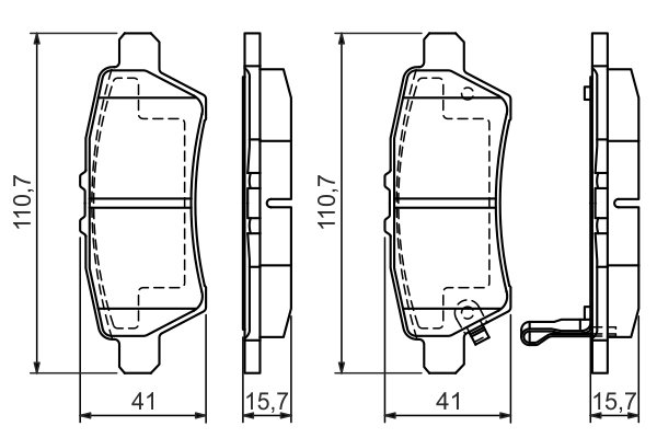 SET PLACUTE FRANA BOSCH 0 986 494 369 - Compatibil cu NISSAN