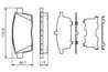 SET PLACUTE FRANA BOSCH 0 986 494 376 - Compatibil cu FORD USA, MAZDA