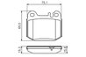 Set placute frana BOSCH 0 986 494 410