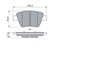 Set placute frana BOSCH 0 986 494 416