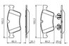 SET PLACUTE FRANA BOSCH 0 986 494 427 - Compatibil cu MERCEDES-BENZ