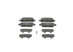 SET PLACUTE FRANA BOSCH 0 986 494 445 - Compatibil cu SUBARU