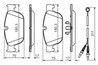 Set placute frana BOSCH 0 986 494 526