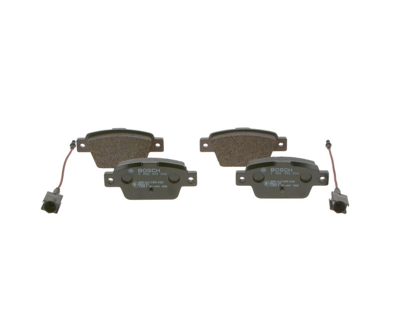 SET PLACUTE FRANA BOSCH 0 986 494 536 - Compatibil cu FIAT, LANCIA