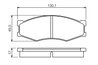 SET PLACUTE FRANA BOSCH 0 986 494 541 - Piesa auto compatibila cu mai multe marci