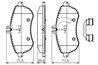 SET PLACUTE FRANA BOSCH 0 986 494 593 - Compatibil cu MERCEDES-BENZ