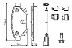 SET PLACUTE FRANA BOSCH 0 986 494 614 - Compatibil cu FORD
