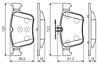SET PLACUTE FRANA BOSCH 0 986 494 658 - Compatibil cu AUDI, CUPRA, SEAT, SKODA, VW