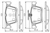 Set placute frana BOSCH 0 986 494 659