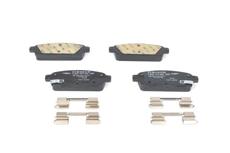 SET PLACUTE FRANA BOSCH 0 986 494 666 - Compatibil cu OPEL, VAUXHALL