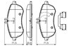 SET PLACUTE FRANA BOSCH 0 986 494 667 - Compatibil cu MERCEDES-BENZ