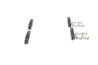 SET PLACUTE FRANA BOSCH 0 986 494 666 - Compatibil cu OPEL, VAUXHALL