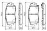 SET PLACUTE FRANA BOSCH 0 986 494 688 - Compatibil cu KIA