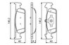 Set placute frana BOSCH 0 986 494 697
