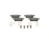 Set placute frana BOSCH 0 986 494 735