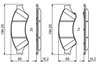 SET PLACUTE FRANA BOSCH 0 986 494 791 - Compatibil cu FORD, FORD AUSTRALIA