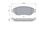 SET PLACUTE FRANA BOSCH 0 986 494 817 - Compatibil cu FIAT, RENAULT