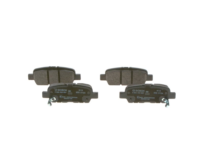 SET PLACUTE FRANA BOSCH 0 986 494 857 - Compatibil cu INFINITI, NISSAN, RENAULT