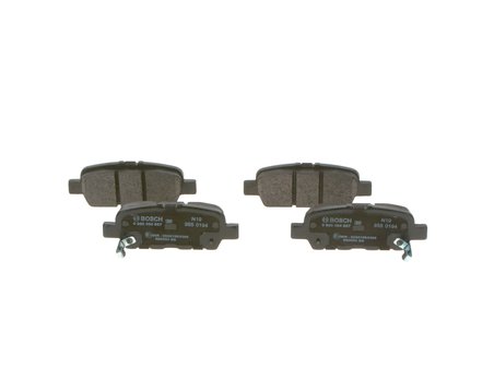 SET PLACUTE FRANA BOSCH 0 986 494 857 - Compatibil cu INFINITI, NISSAN, RENAULT