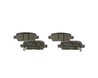SET PLACUTE FRANA BOSCH 0 986 494 857 - Compatibil cu INFINITI, NISSAN, RENAULT