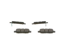 SET PLACUTE FRANA BOSCH 0 986 494 857 - Compatibil cu INFINITI, NISSAN, RENAULT