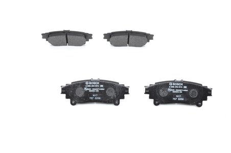 Set placute frana BOSCH 0 986 494 873