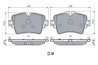 SET PLACUTE FRANA BOSCH 0 986 494 940 - Compatibil cu BMW, MINI