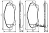 SET PLACUTE FRANA BOSCH 0 986 495 083 - Compatibil cu TOYOTA
