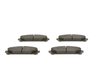 Set placute frana BOSCH 0 986 495 169