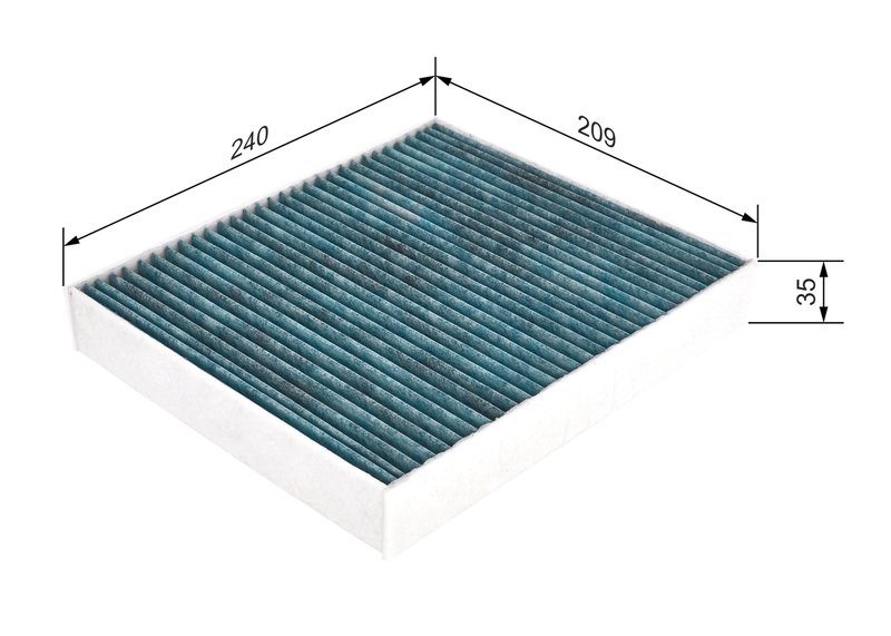 FILTRU AER HABITACLU BOSCH 0 986 628 506 - Compatibil cu FORD
