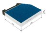 FILTRU AER HABITACLU BOSCH 0 986 628 567 - Compatibil cu MERCEDES-BENZ
