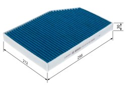 Filtru aer habitaclu BOSCH 0 986 628 580