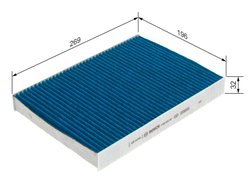 Filtru aer habitaclu BOSCH 0 986 628 587