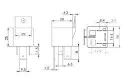 Releu curent alimentare BOSCH 0 986 AH0 080