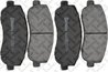 Set placute frana Stellox 000 004B-SX